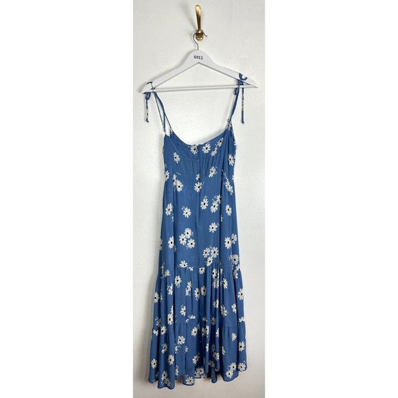 Reformation Sky Blue Daisy Midi Dress - Picture 9 of 16
